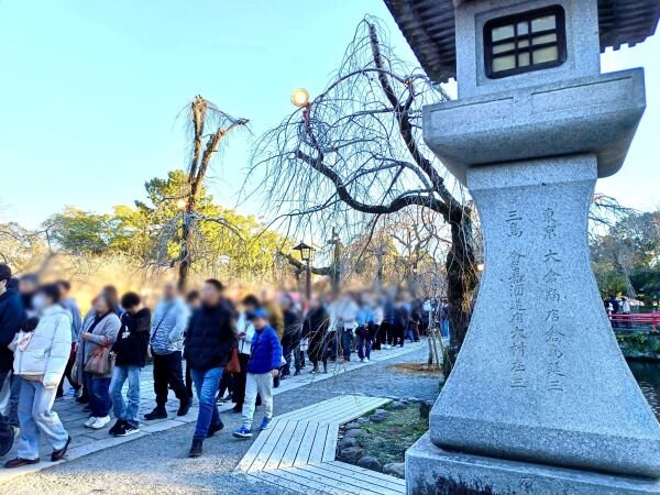 三嶋大社境内の様子